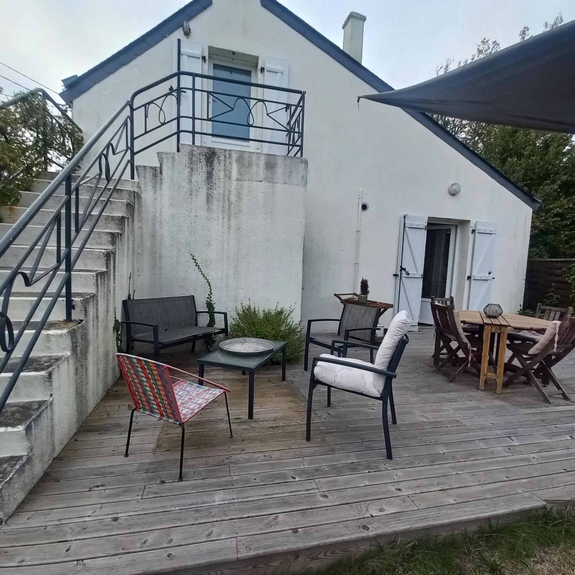 Appartement indépendant Saint-Gildas-de-Rhuys Exterior foto